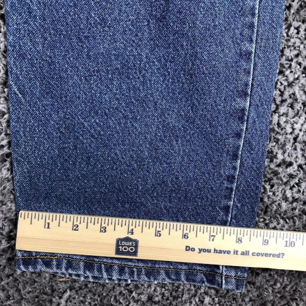 Levis 505 Jeans Mens 36x32 Blue Regular Fit Straight Leg Denim Medium Wash Y2K